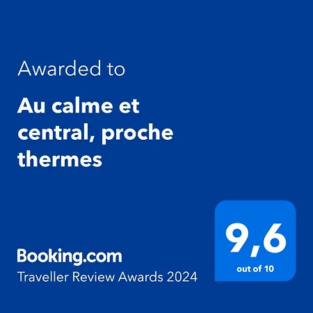 Au Calme Et Central, Proche Thermes Apartament *